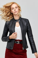 Tania Women's Leather Jacket | Derimod