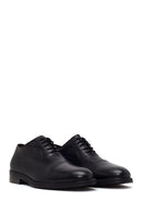 Male Black Lace-up Leather Casual Shoes | Derimod