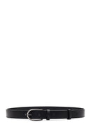 Male Black Leather Belt | Derimod
