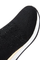 Women's Black Stone Sneaker | Derimod