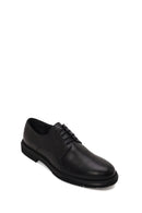 Male Black Lace-up Leather Casual Shoes | Derimod
