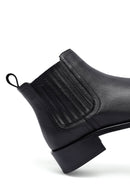 Woman Siyah Leather Chelsea Bot | Derimod