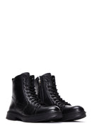 Men's Black Leather Classic Boots | Derimod