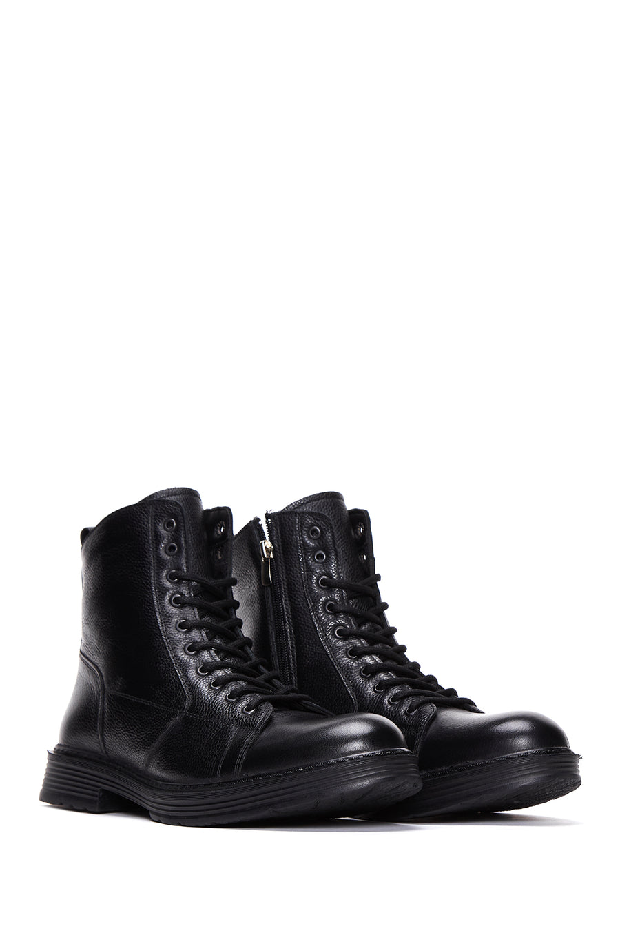 Men's Black Leather Classic Boots