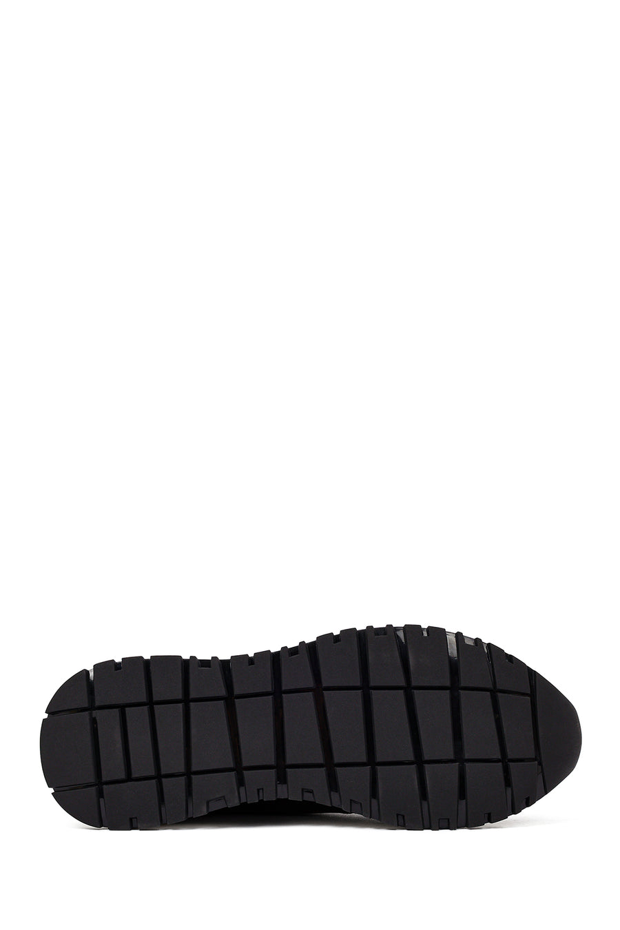 Men's Brown Lace-Up Thick-Soled Leather Casual Sneaker