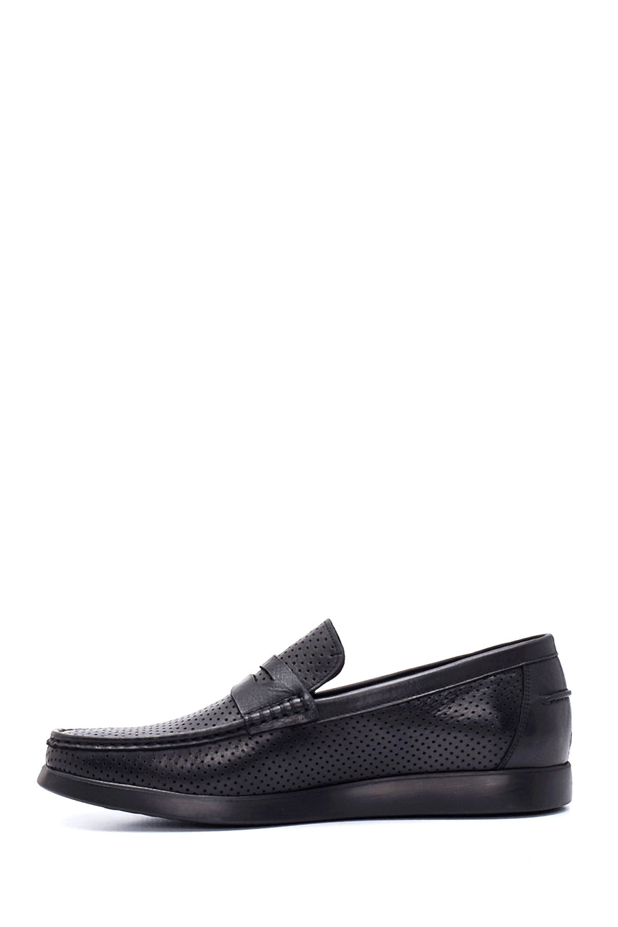 Erkek Deri Baskılı Loafer