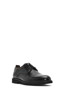 Men's Black Laced Leather Classic Shoes | Derimod