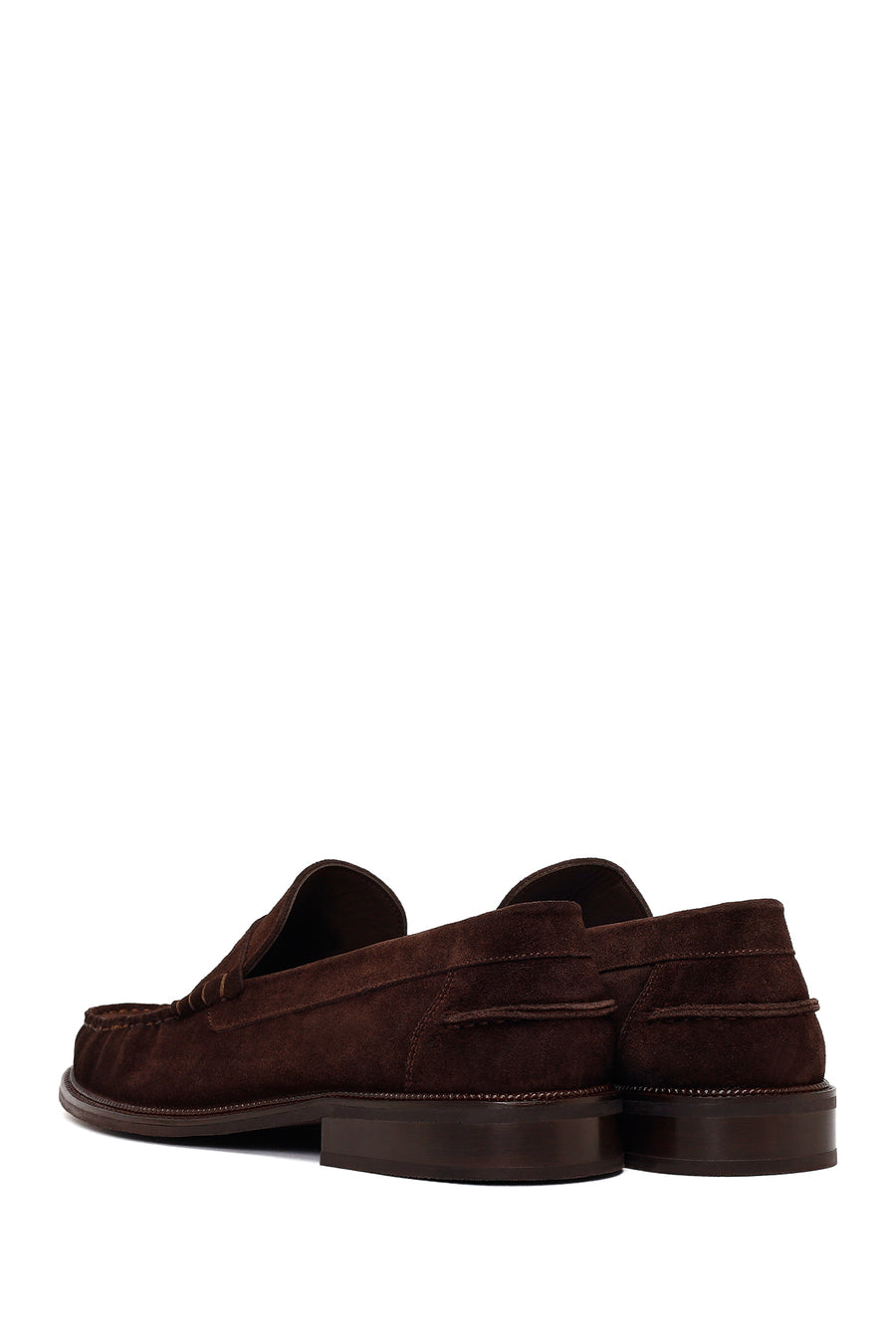 Erkek Kahverengi Süet Deri Casual Loafer
