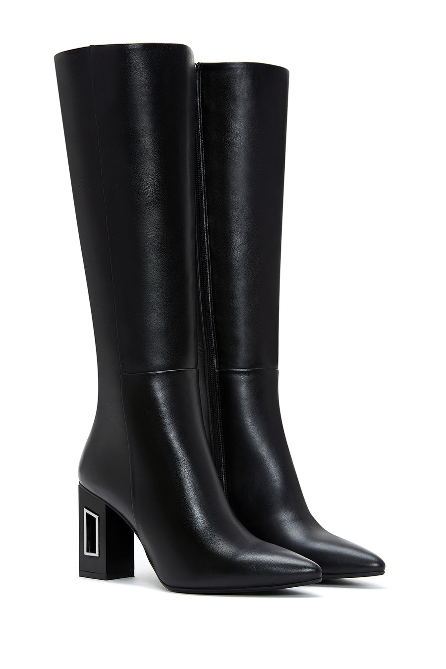 Women's Leather Heeled Boots