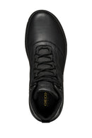 Geox Men Black U Nebula+Grip B Abx B - Le+Gbk Lace Leather Outdoor Boot | Derimod
