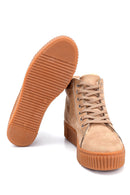 Women's Suede Fur Detailed Boots | Derimod