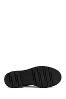 Women's Black Lace-Up Leather Oxford Shoes | Derimod