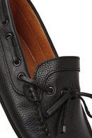 Men's Black Leather Casual Loafer | Derimod
