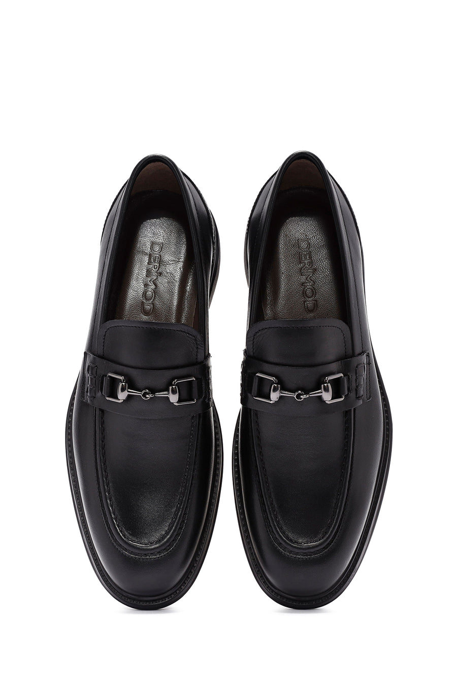 Erkek Siyah Deri Casual Loafer