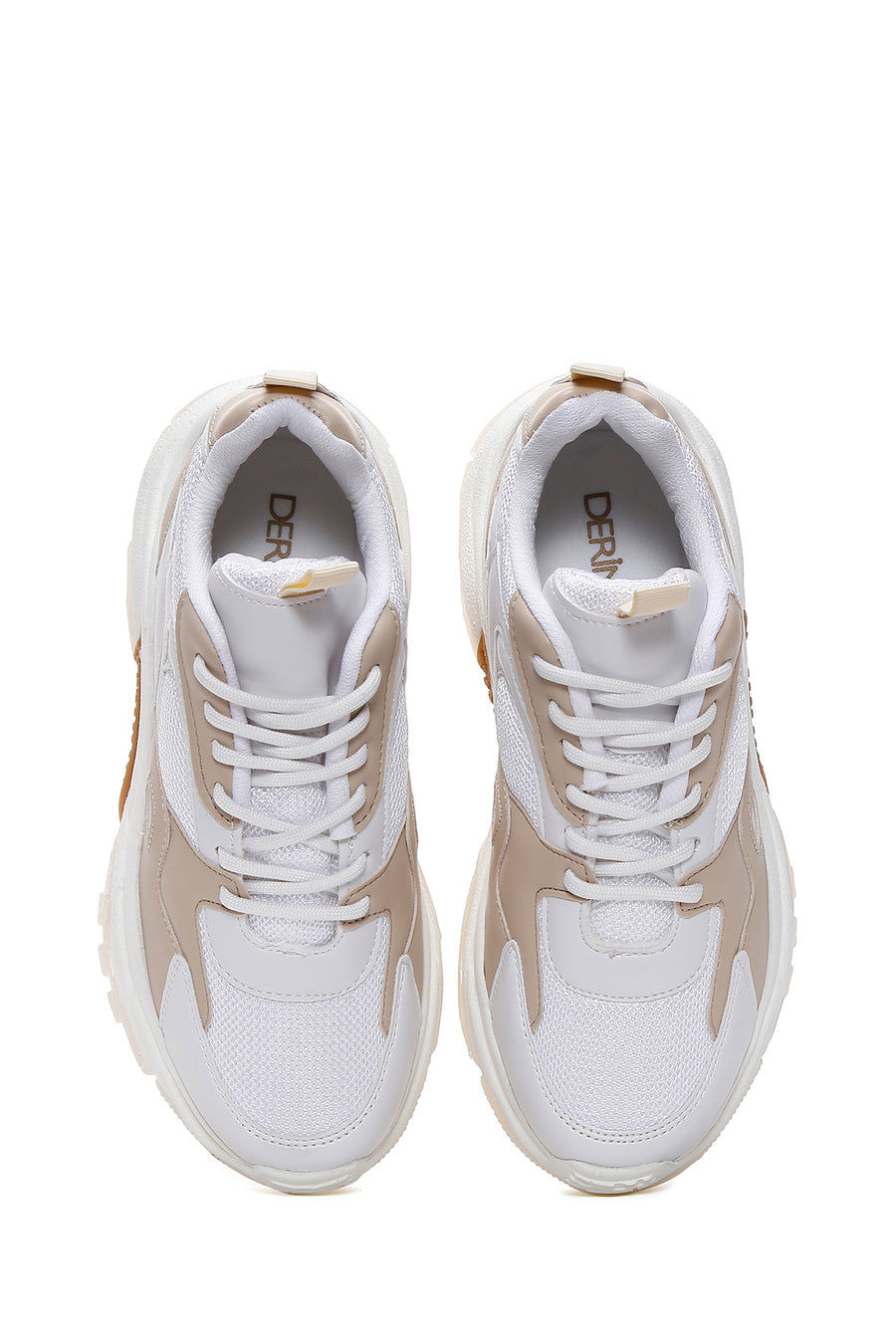 Women's Beige Thick Soled Sneaker