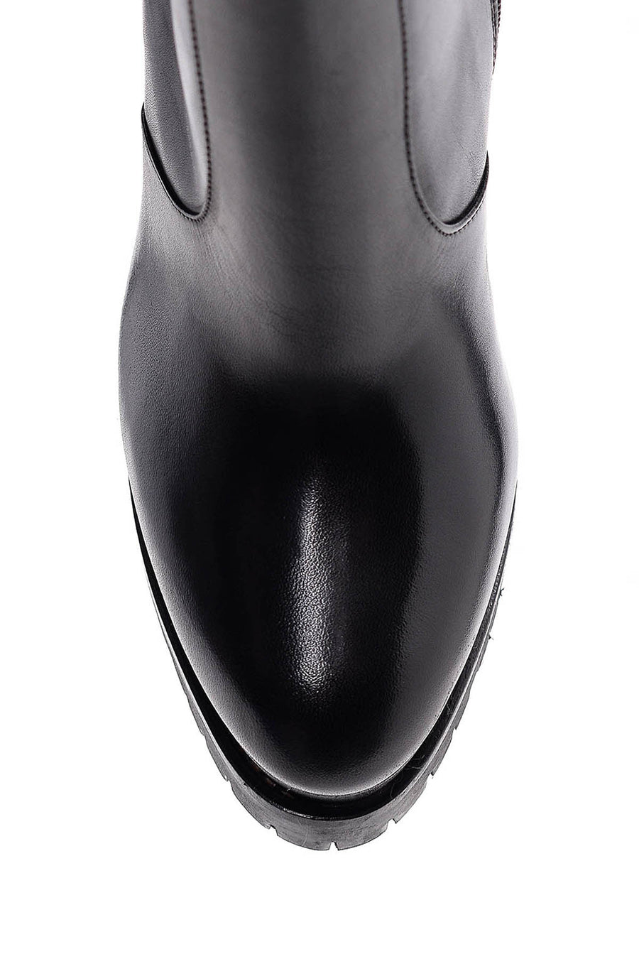 Women's Heeled Leather Boots