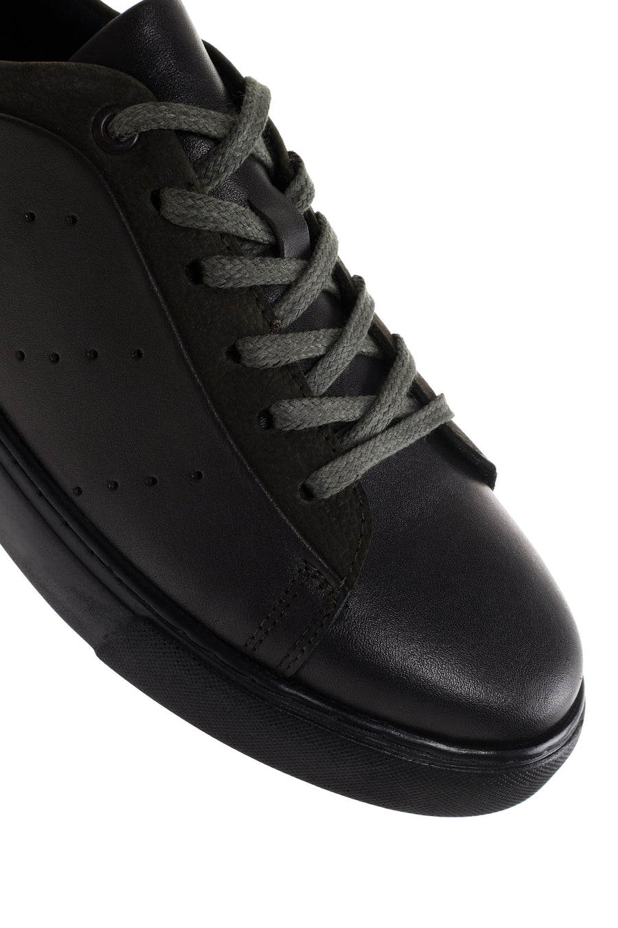 Men's Green Leather Sneaker