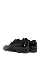 Men's Black Laced Patent Leather Classic Shoes | Derimod