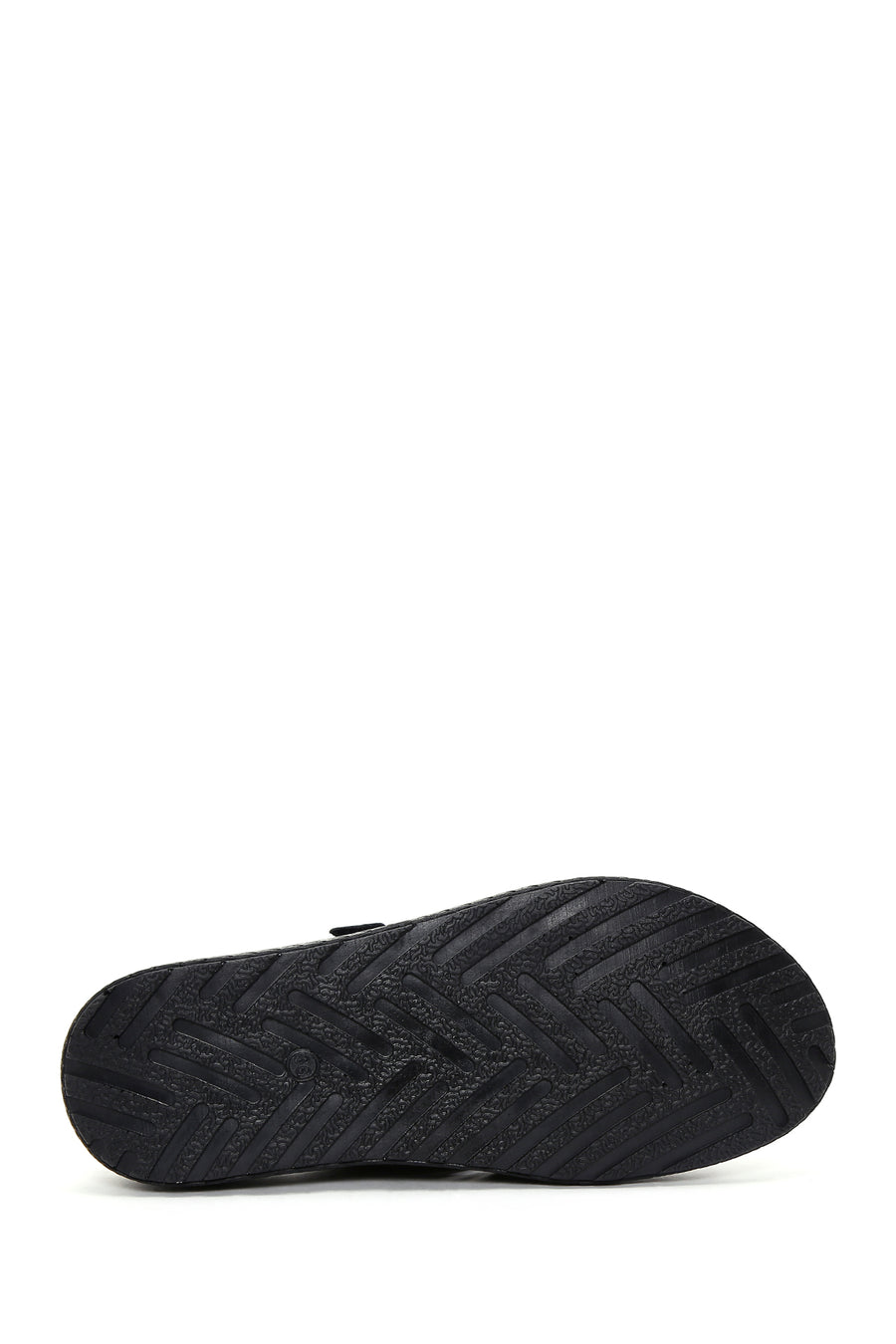 Women's Black Leather Comfort Slippers