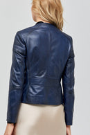 Reneta Women's Leather Jacket | Derimod
