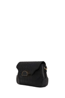 Woman Black Printed Shoulder Bag | Derimod