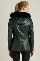 Diva Women's Leather Jacket | Derimod