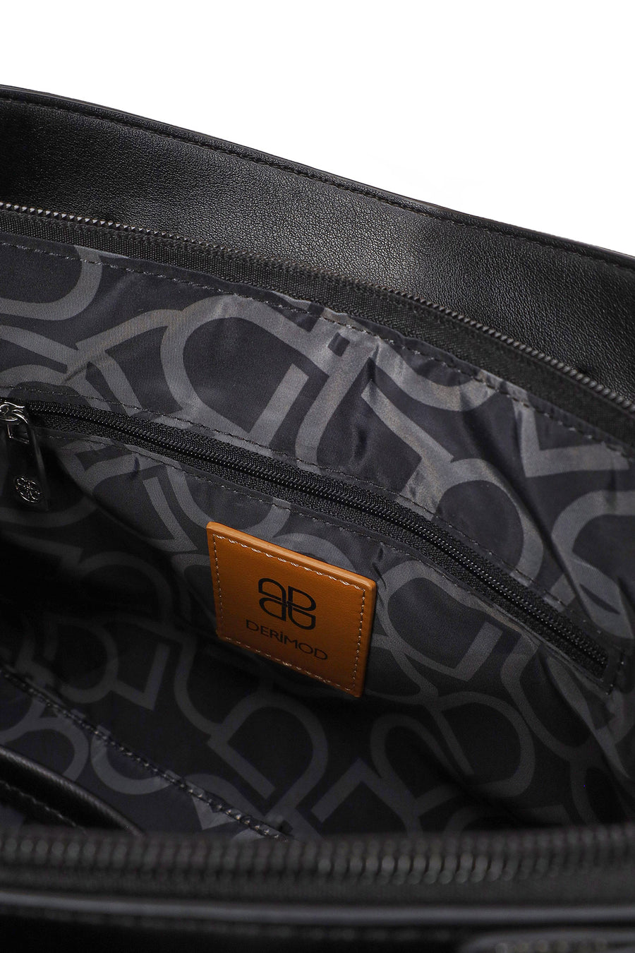 Woman Black Long Strap Printed Shoulder Bag