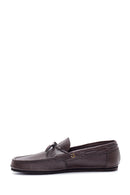 Erkek Kahverengi Deri Loafer | Derimod