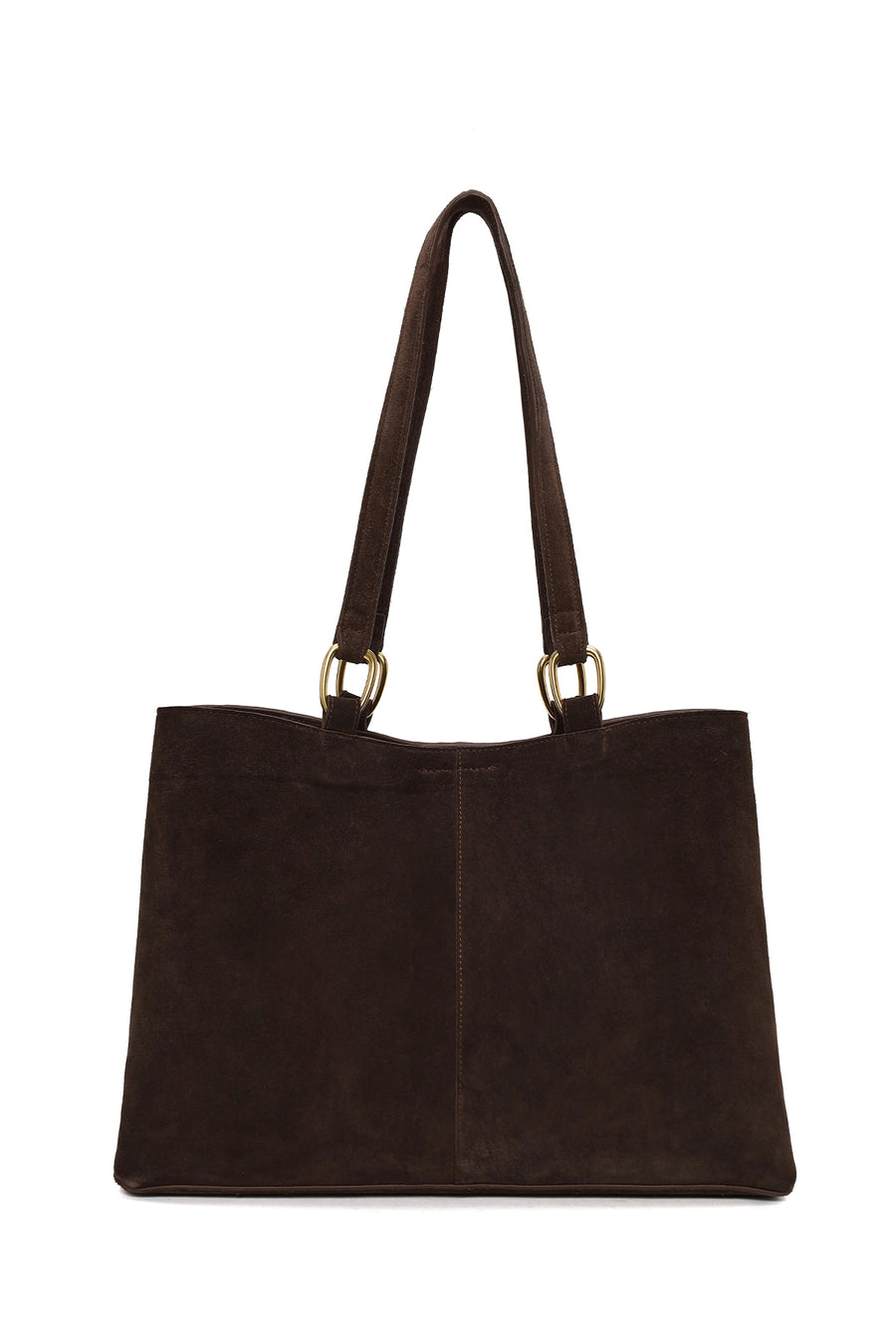 Woman Brown Suede Casual Bag