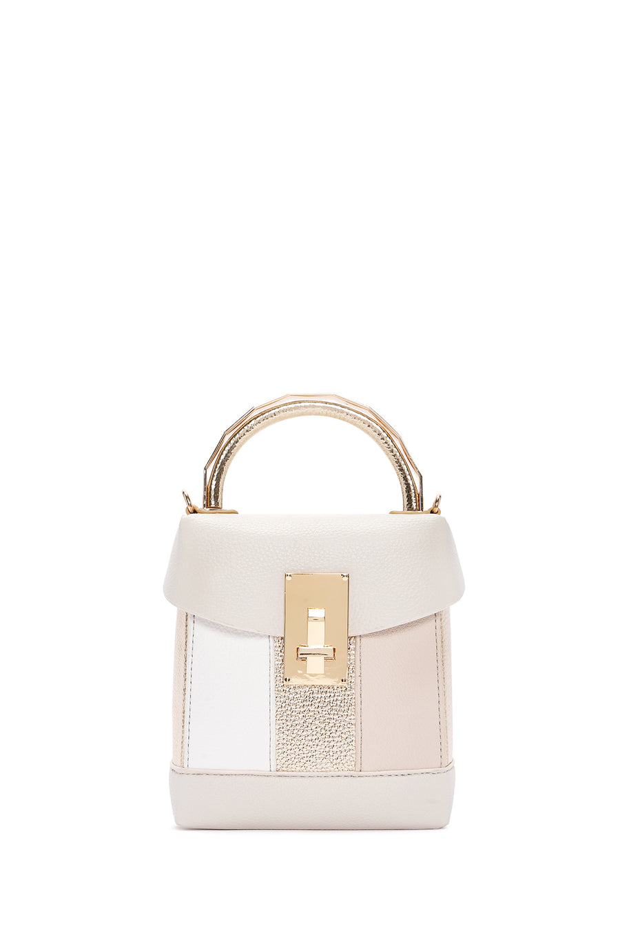 Women's Cream Long Strap Crossbody Bag