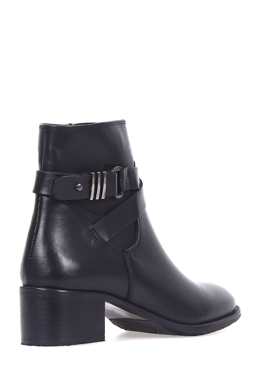 Women's Belted Leather Boots