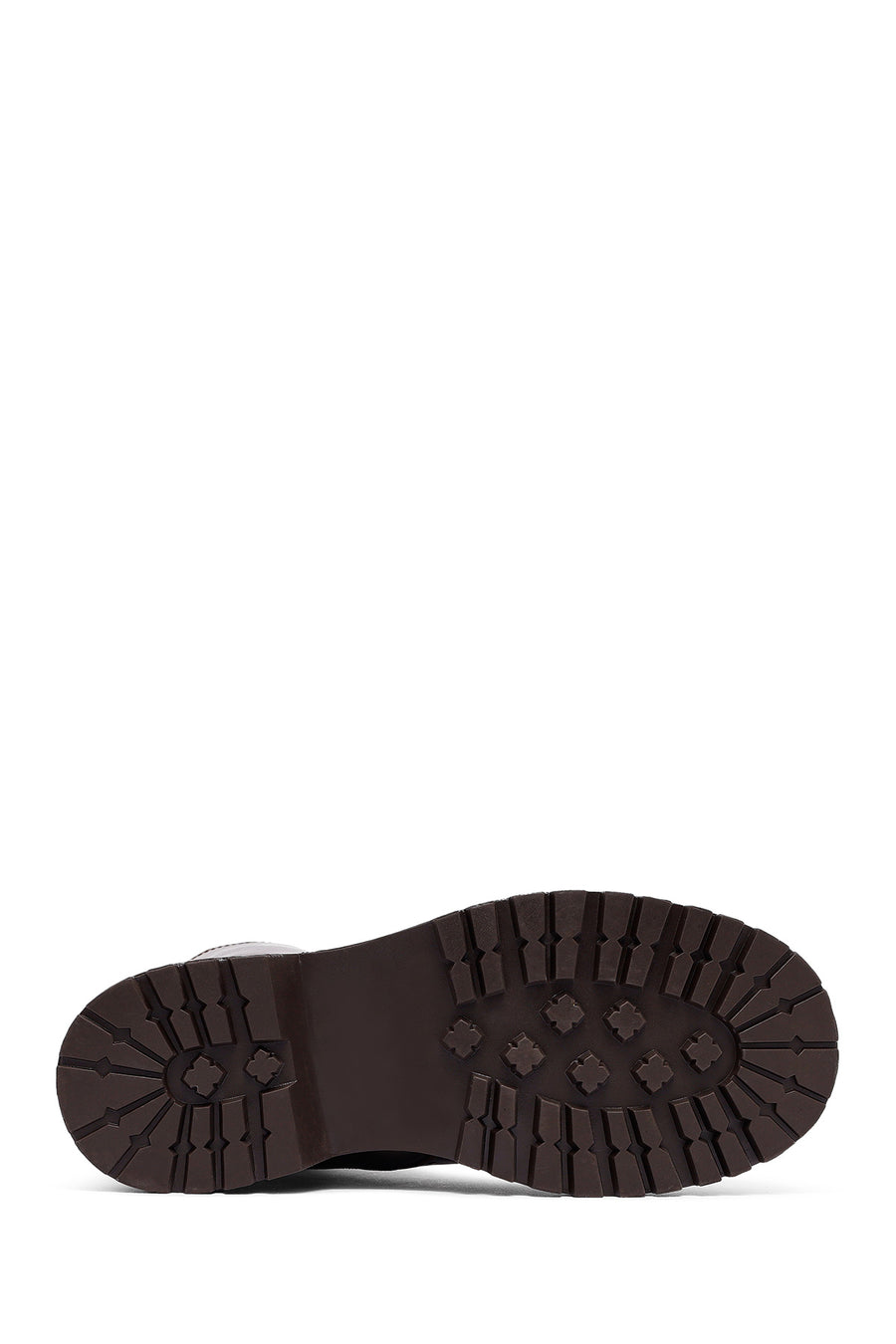 Woman Brown Zippered Leather Postal Boots