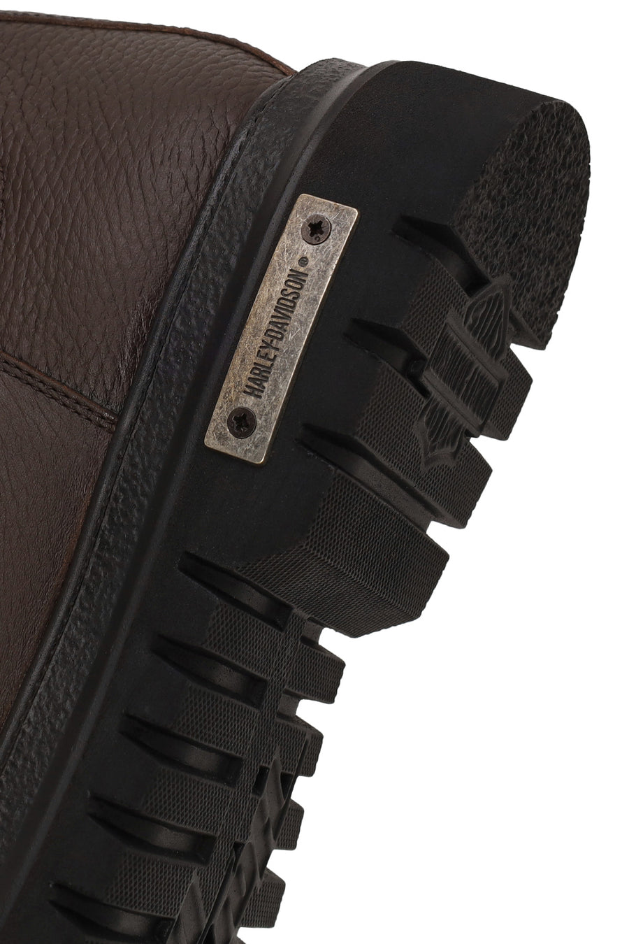 Harley Davidson Male Brown 12011 Thick-Soled Leather Chelsea Boots