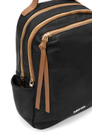 Woman Black Fabric Backpack | Derimod