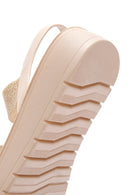Women's Beige Ankle Strap Sandals | Derimod
