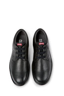 Camper Men's Black Atom Work Leather Casual Shoes | Derimod