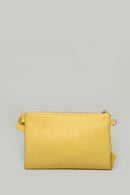 Fiyonk Detaylı Sarı Kadın Portföy | Derimod