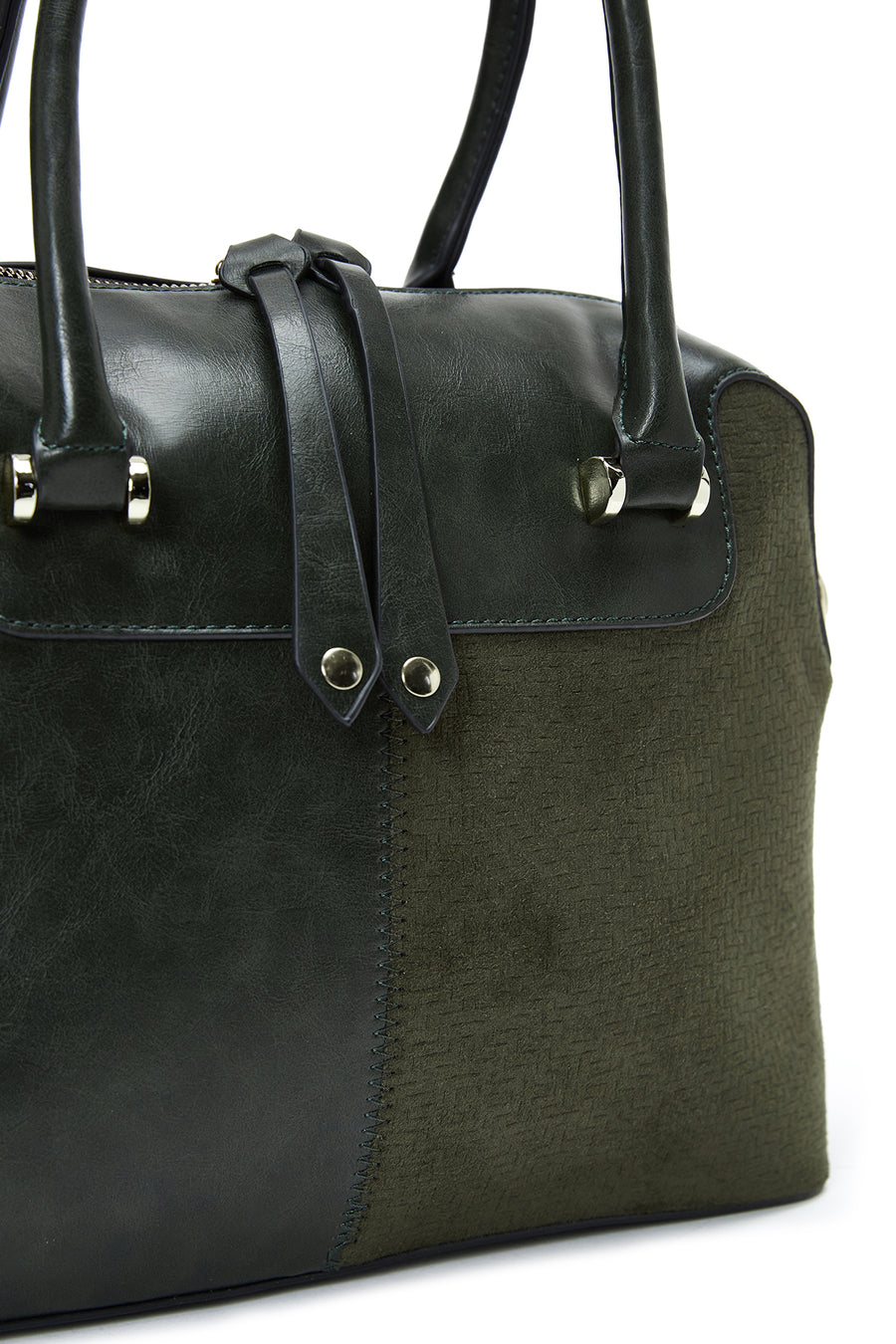 Women's Green Classic Shoulder Bag