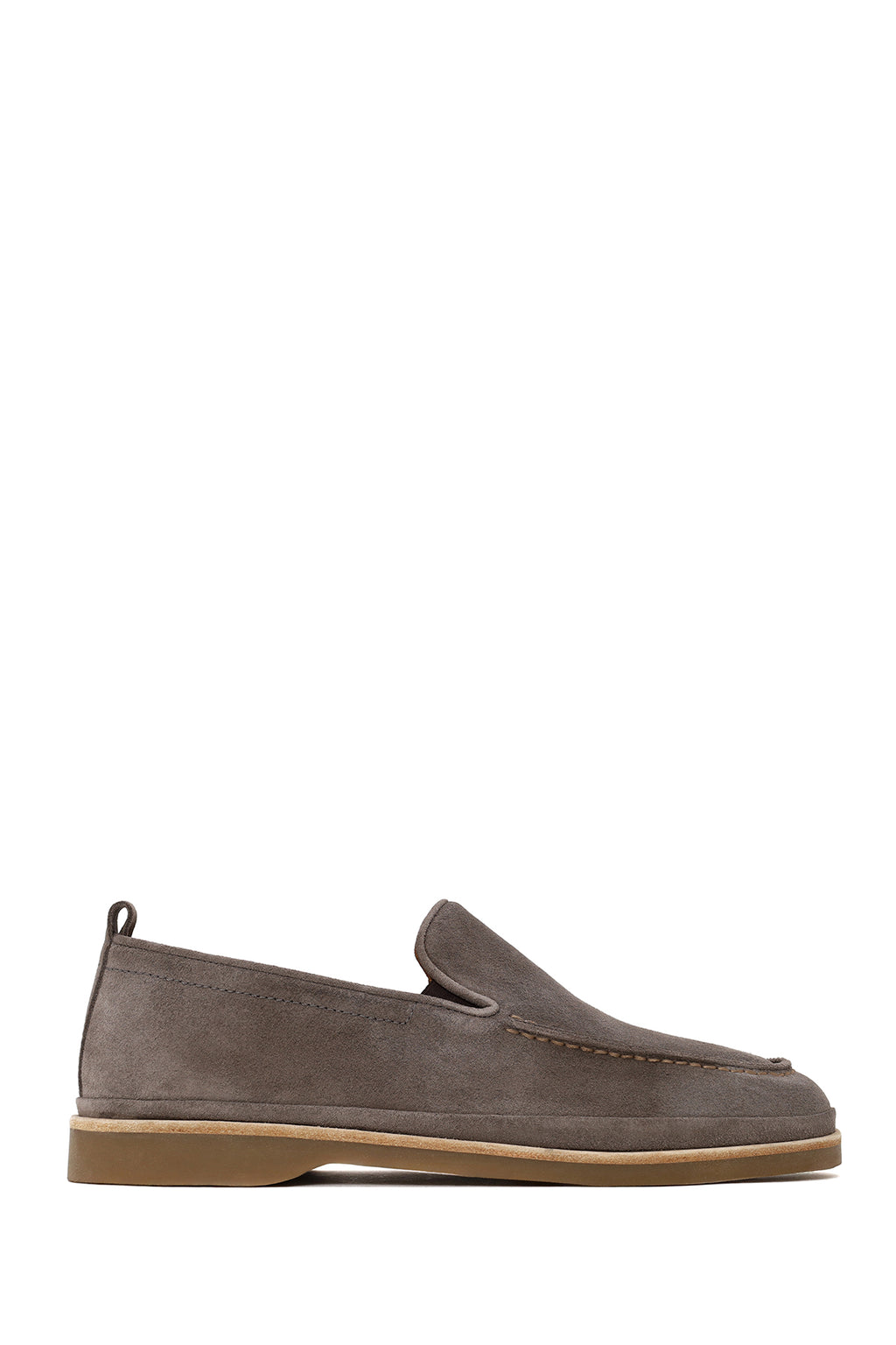 Erkek Vizon Süet Deri Casual Loafer