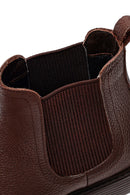 Men's Brown Leather Chelsea Boots | Derimod