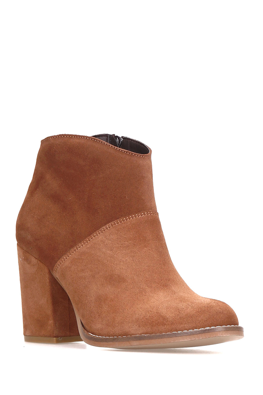 Women's Suede Heeled Boots