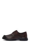Male Brown Lace-up Leather Casual Shoes | Derimod