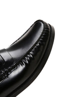 Men's Black Patent Leather Classic Loafer | Derimod