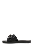 Women's Black Accessory Slippers | Derimod