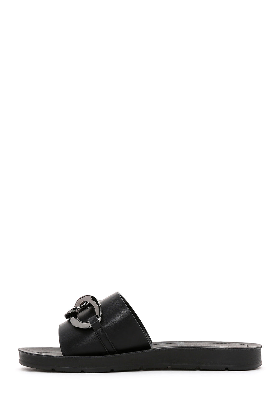 Women's Black Accessory Slippers
