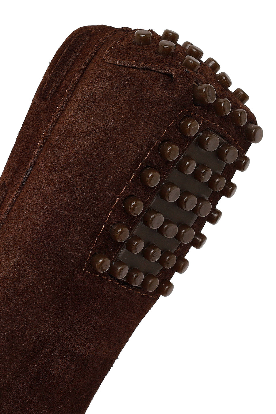 Woman Brown Tasselled Suede Loafer
