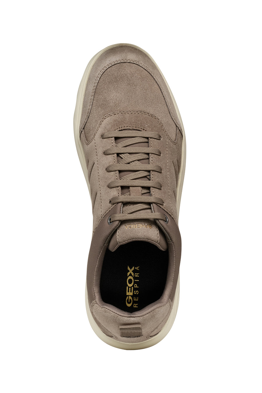Geox Men's Mink Spherica Lace-Up Leather Sneaker