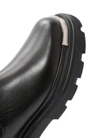 
Men's Black Metal Detailed Leather Chelsea Boot
 | Derimod