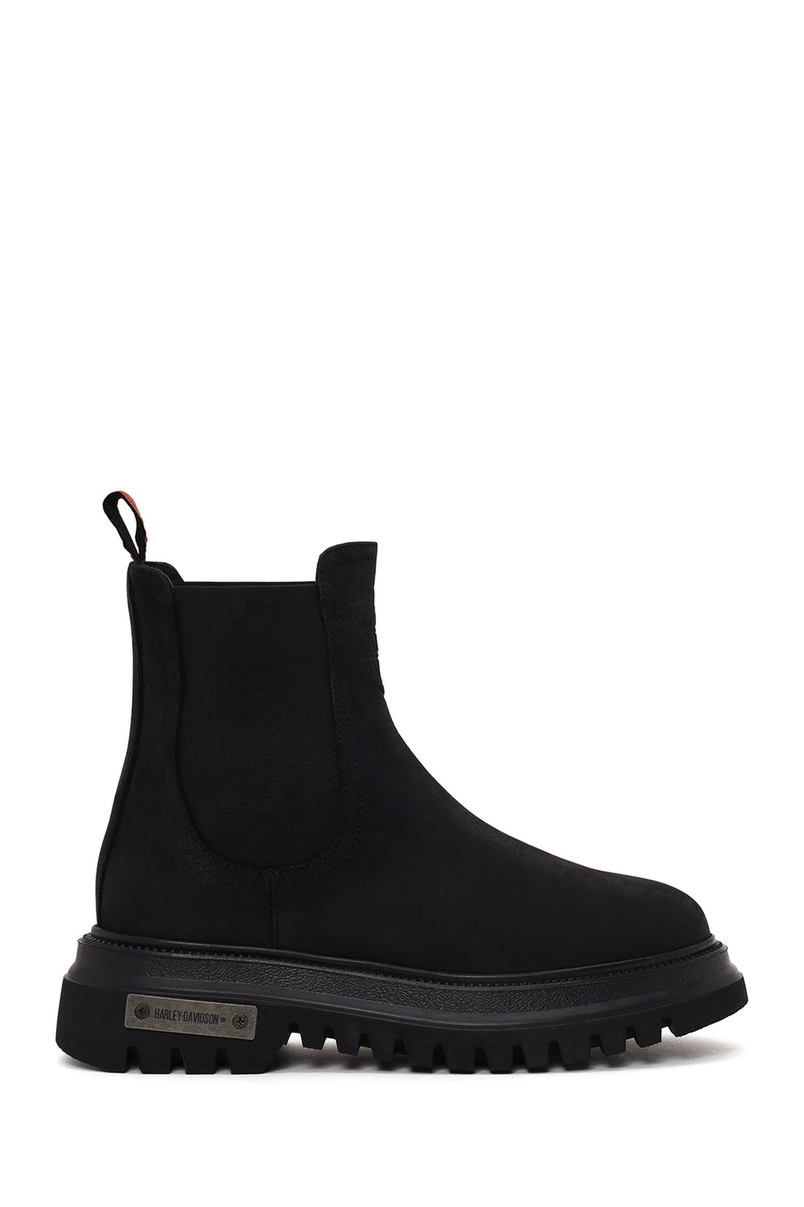 Harley Davidson Woman Black Mourir Leather Chelsea Boots 026Z100031 | Derimod