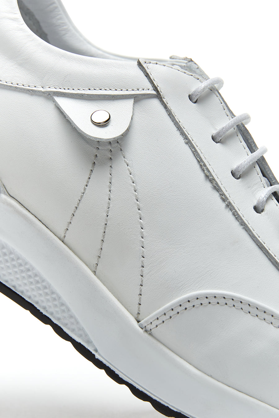 Women's Leather High Sole Sneaker